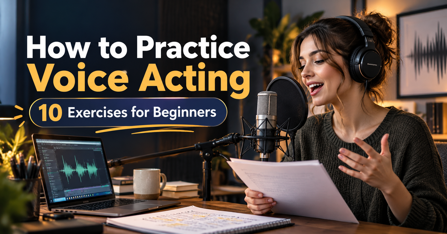How to Practice Voice Acting: 10 Exercises for Beginners